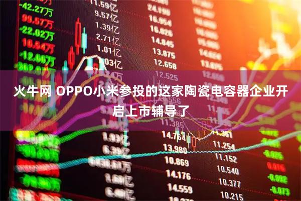 火牛网 OPPO小米参投的这家陶瓷电容器企业开启上市辅导了