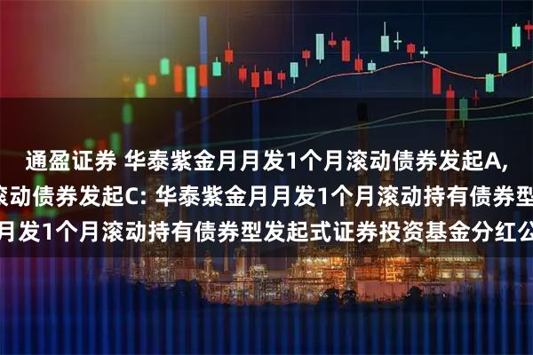 通盈证券 华泰紫金月月发1个月滚动债券发起A,华泰紫金月月发1个月滚动债券发起C: 华泰紫金月月发1个月滚动持有债券型发起式证券投资基金分红公告