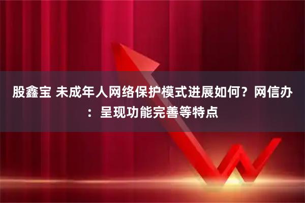 股鑫宝 未成年人网络保护模式进展如何？网信办：呈现功能完善等特点