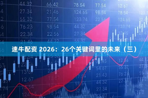 速牛配资 2026：26个关键词里的未来（三）